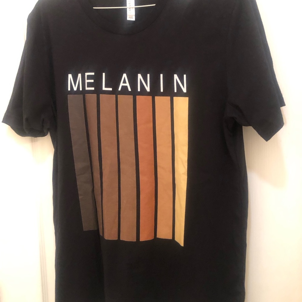 Black and Brown Melanin Gradient Short Sleeve Tee